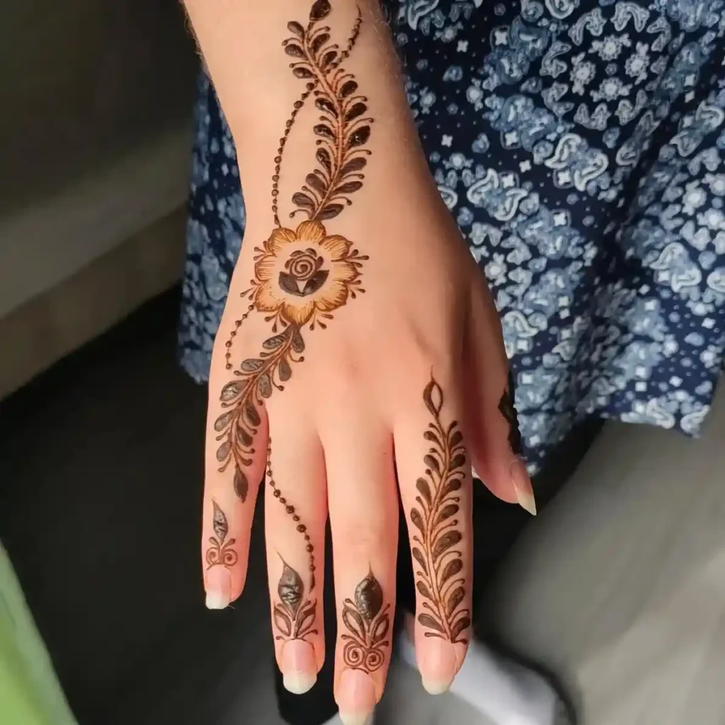 Simple Mehndi Design