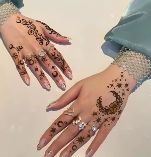 Beautiful Chand Mehndi Design