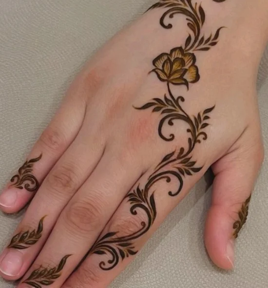Simple Mehndi Designs