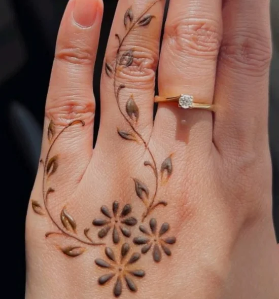 Finger Mehndi Design