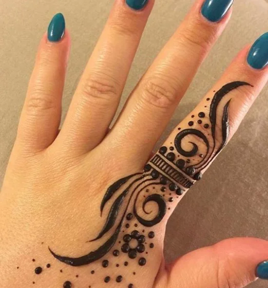 Finger Mehndi Design
