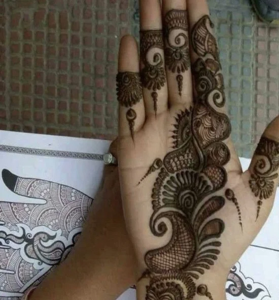 hartalika teej Mehndi design