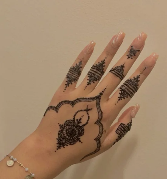Finger Mehndi Design