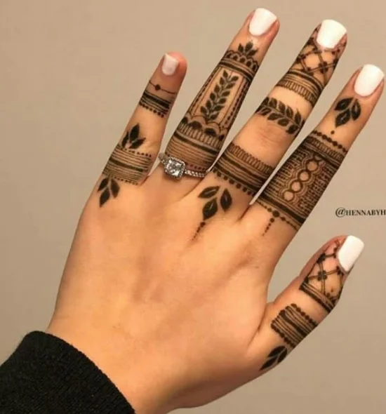 Finger Mehndi Design