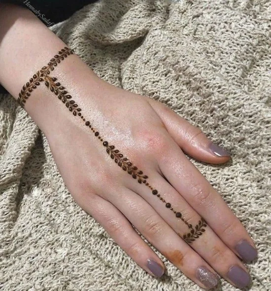 Finger Mehndi Design