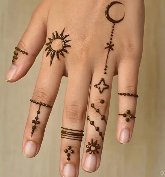 Finger Mehndi Design