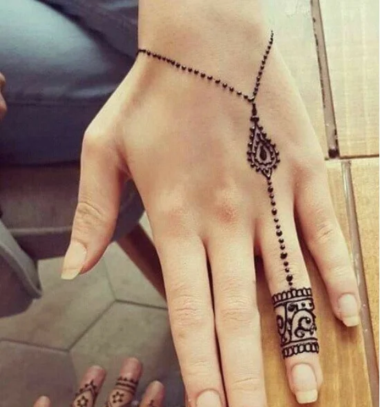 Finger Mehndi Design