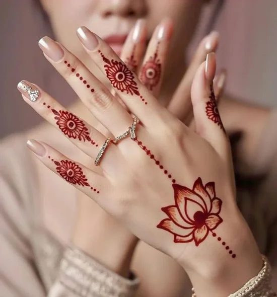 mehndi design simple