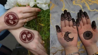 Easy and simple circle mehndi designs
