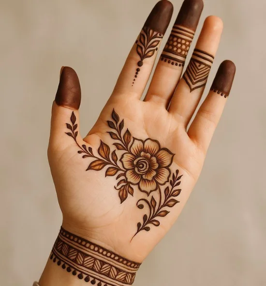mehndi design simple